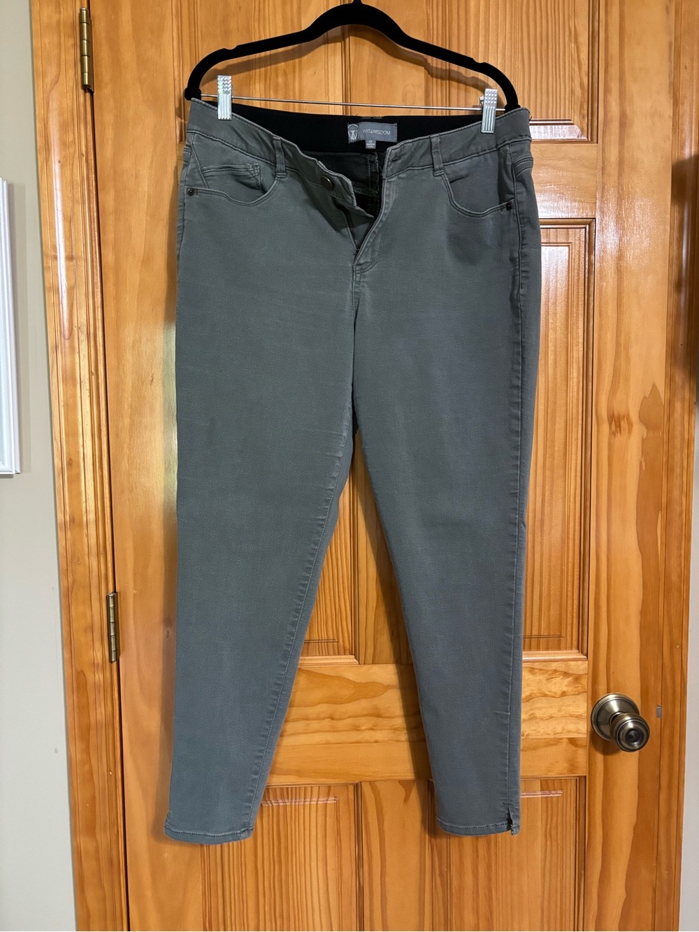 Wit & Wisdom Pamts in Slate Green